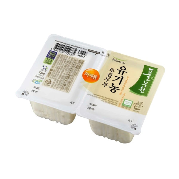 [Pulmuone] Organic Tofu(Soft) 2pack 15.4oz - Chilled Food