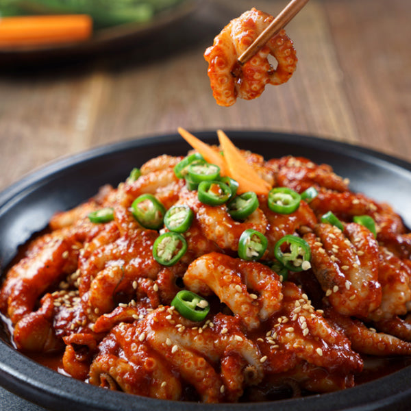 [Momo Seafood] Hongdae Baby Octopus (Spicy) 300g - Prepared 
