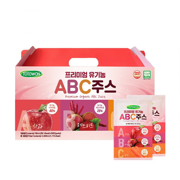 [Kangwon] Organic ABC Juice 80ml*30 - Beverage