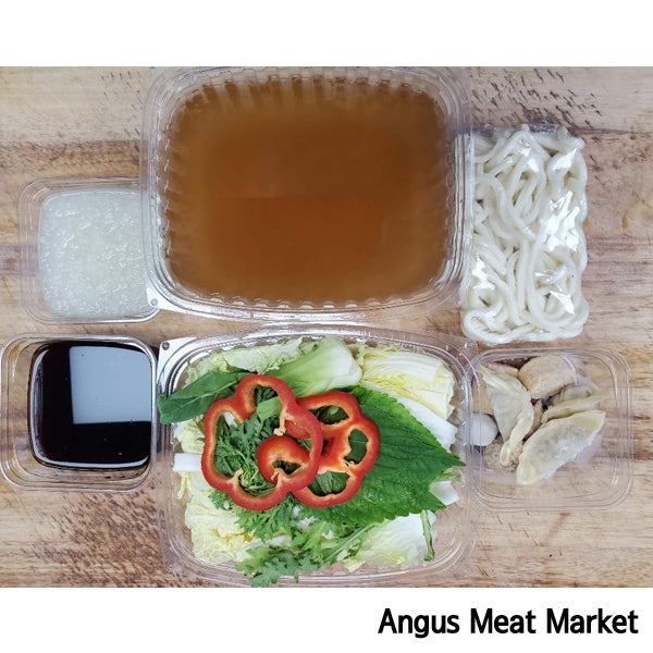 [Angus Meat Market] Shabu Shabu Soup Base & Veg Set - 