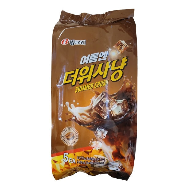 [Binggrea] Coffee Flavor Ice Bar 5*4.7oz - snack/bakery