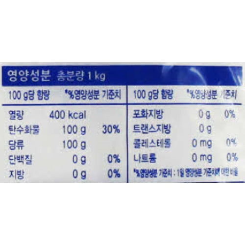 [CJ] White Sugar 1kg - sauce/oil/powder