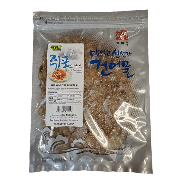 [Good Chaan] Dried & Seasoned Filefish 200g - seafood
