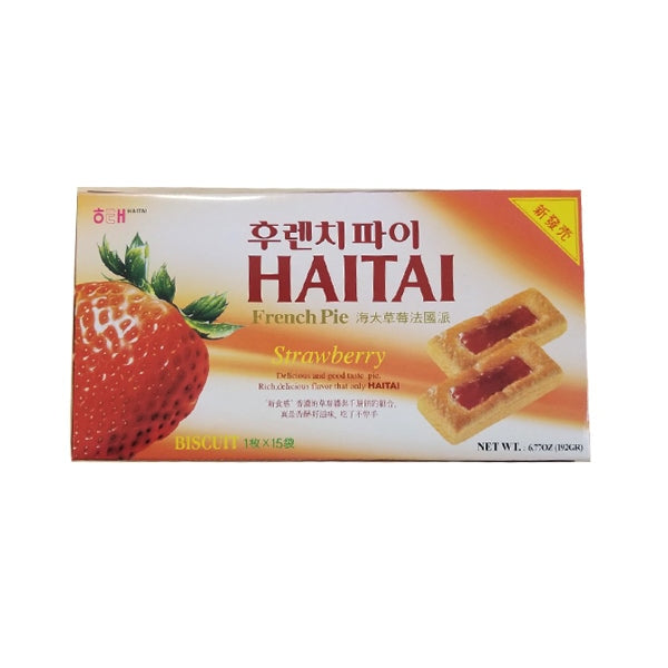 [Haitai] French Pie Strawberry 192g - Snack/Ice-Cream/Bakery