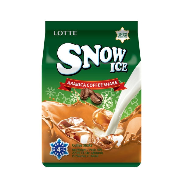 [Lotte] Shake Ice Coffee 130ml*5pk - Snack/Bakery/Ice-cream