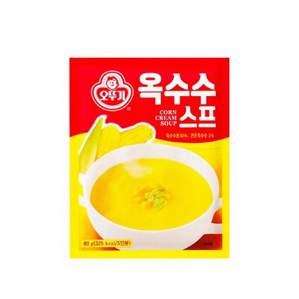 [Ottogi] Corn Soup Mix 80g - Ramen/Noodles/Instant/Canned