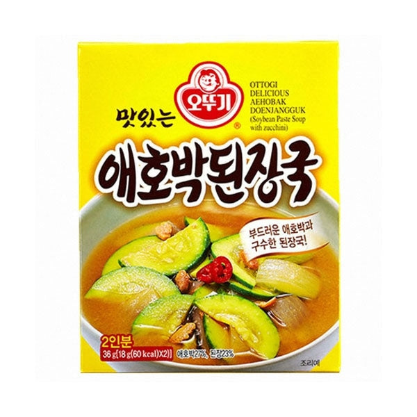 [Ottogi] Soybean Paste Soup with Zucchini 18g - 