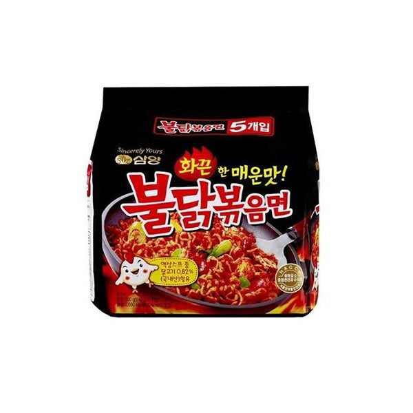 [Samyang] Hot Chicken Stir Fried Ramen 5pk - 