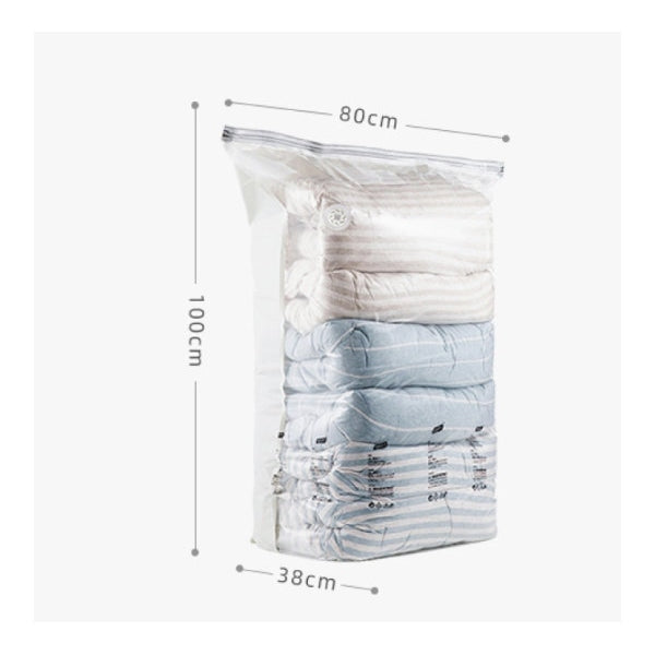 Vacuum Compression Plastic Bags - L (80*100cm) - Daily 